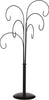 Decorative stand black - l30xb30xh60cm