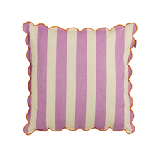 Kussen streep lila - l45xb45xh10cm