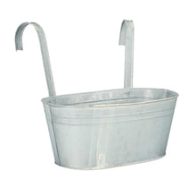 Joey pot oval hanging gray matte - l30xb17xh13.5cm