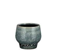 Monta pot rond d.blauw - h13xd14cm