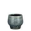 Monta pot round dark blue - h13xd14cm