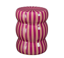 Skipper bijzettafel paars - h44xd32cm