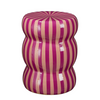 Skipper bijzettafel paars - h44xd32cm