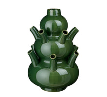 Marlijn tulip vase green - h46xd28cm