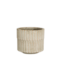 Apiro pot rond off white - h15xd17,5cm