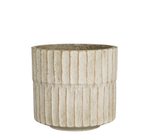 Apiro pot rond off white - h21xd22,5cm