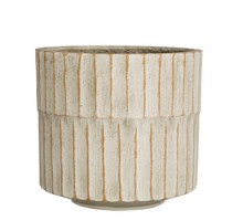 Apiro pot rond off white - h25,5xd27,5cm
