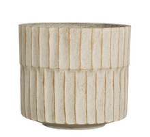 Apiro pot rond off white - h27xd31cm