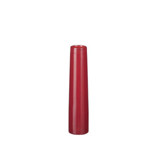 Xandra single flower vaas d.rood - h30,5xd7cm - glas