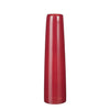 Xandra single flower vase dark red - h37.5xd10cm - glass