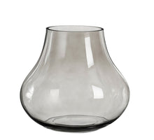 Bellagio vaas glas grijs - h26xd30cm