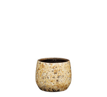 Antica pot rond l.bruin - h13xd16,5cm
