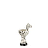 Funny zebra black - l12.5xw8xh19.5cm