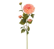Dahlia roze Real Touch - l78cm