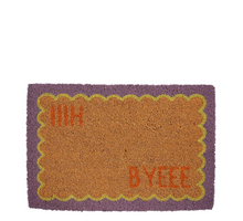 Deurmat HII BYEEE l.paars - l60xb40xh1,5cm