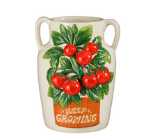 Vaas tomaat rood - l24,5xb22,5xh30cm