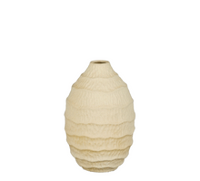 Agosta vaas beige - h28xd18cm