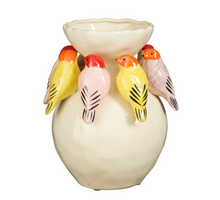 Birdy vaas wit - h25xd21cm