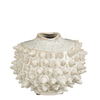 Spike vase white - h16xd20.5cm