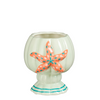 Vase starfish light blue - l15.5xw14.5xh16cm