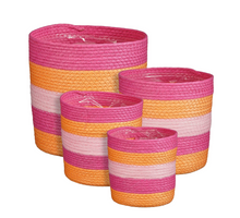Birthe mand roze set van 4 - h25xd25cm