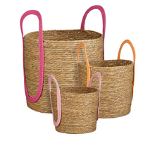 Dallas mand roze set van 3 - h34xd36cm