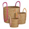 Dallas mand roze set van 3 - h34xd36cm