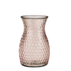 Vigo vase glass pink - h25xd15cm