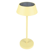 Tafellamp solar metaal beige H33 D14cm