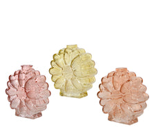 Vaas glas 3 assortie 14cm x 5.5cm x 16.3cm