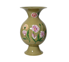 Vaas ijzer groen 26cm x 45cm