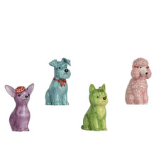 Hond dolomiet 4 assortie 8cm x 7.5cm x 12cm