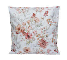 Cushion polyester leaf, flowers outdoor assorted 45x45x5cm