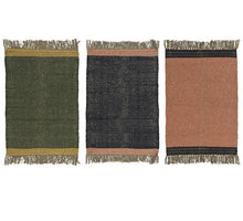cot rug stripe 3col assorted 60x90cm