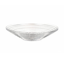Ribbed glass bowl 'Tucson' D27 H6cm clear