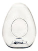 Glass egg with opening D28 H37cm Clear