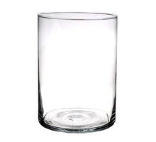 Cylinder glas Lucille D18 H25cm helder