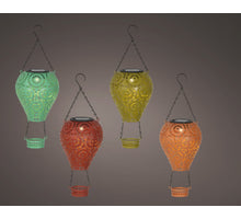 Solar ballon metaal retro steady 4 assortie 13cm x 36cm