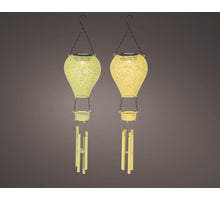 Solar ballon metaal geel steady 2 assortie 13cm x 56cm