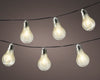 Solar string lights plastic flashing effect Warm white 450cm