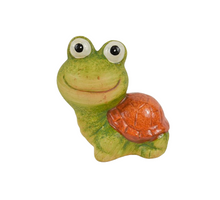 TURTLE CERAMIC 9X6.5X9.3H GREEN