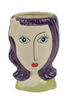 LADY POT CERAMIC D12X17H BORDEAUX