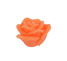 CANDLE/ROSE FRAGRANCE D12X10H ORANGE