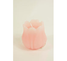 CANDLE/TULIP FRAGRANCE D12X10H PINK