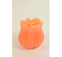 CANDLE/TULIP FRAGRANCE D12X10H ORANGE