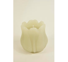 CANDLE/TULIP FRAGRANCE D12X10H GREY