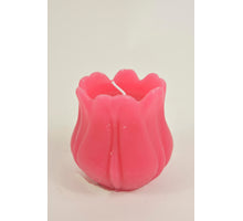 CANDLE/TULIP FRAGRANCE D12X10H D.PINK