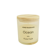 CANDLE/GLASS FRAGRANCE D8X9H OCEAN
