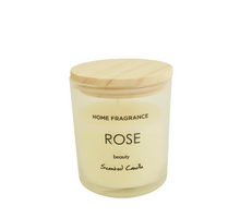 CANDLE/GLASS FRAGRANCE D8X9H ROSE