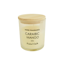 CANDLE/GLASS FRAGRANCE D8X9H CARAIBIC MANGO